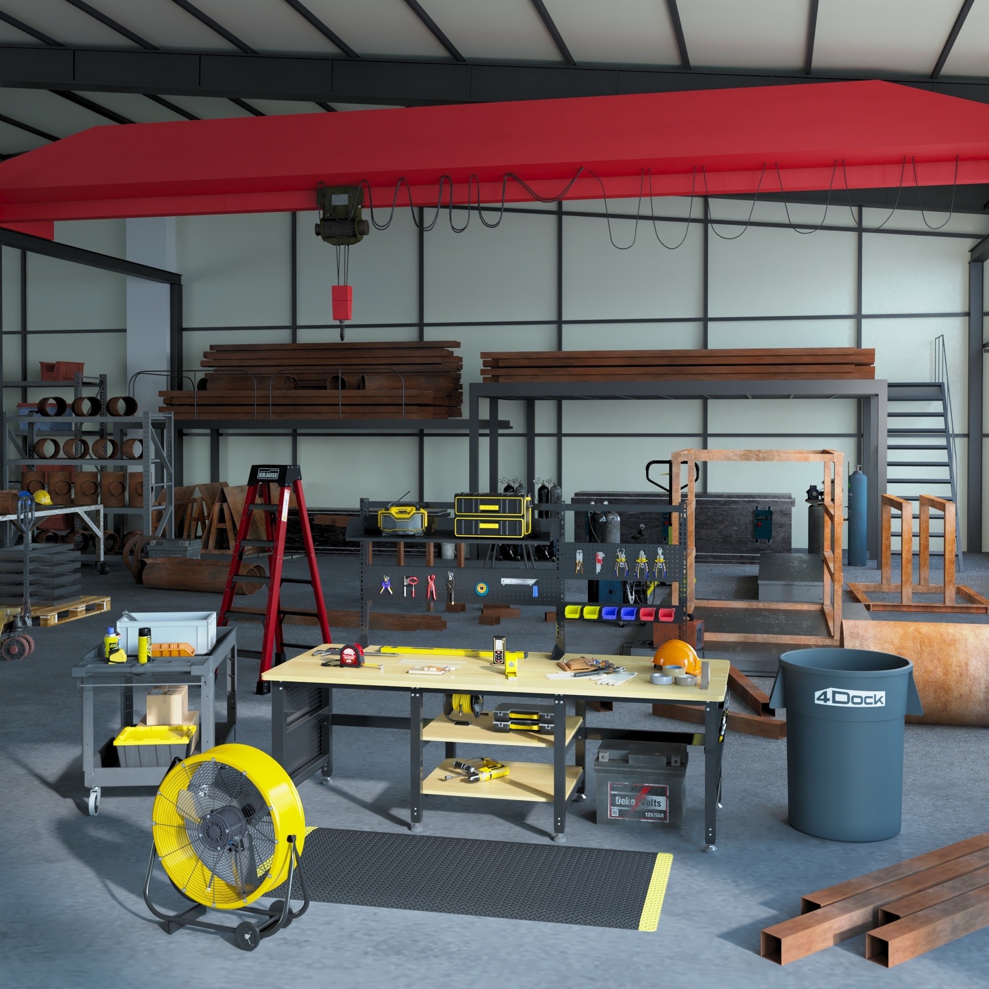 4Dock workbench in Welding Equipment Repair Center.jpg